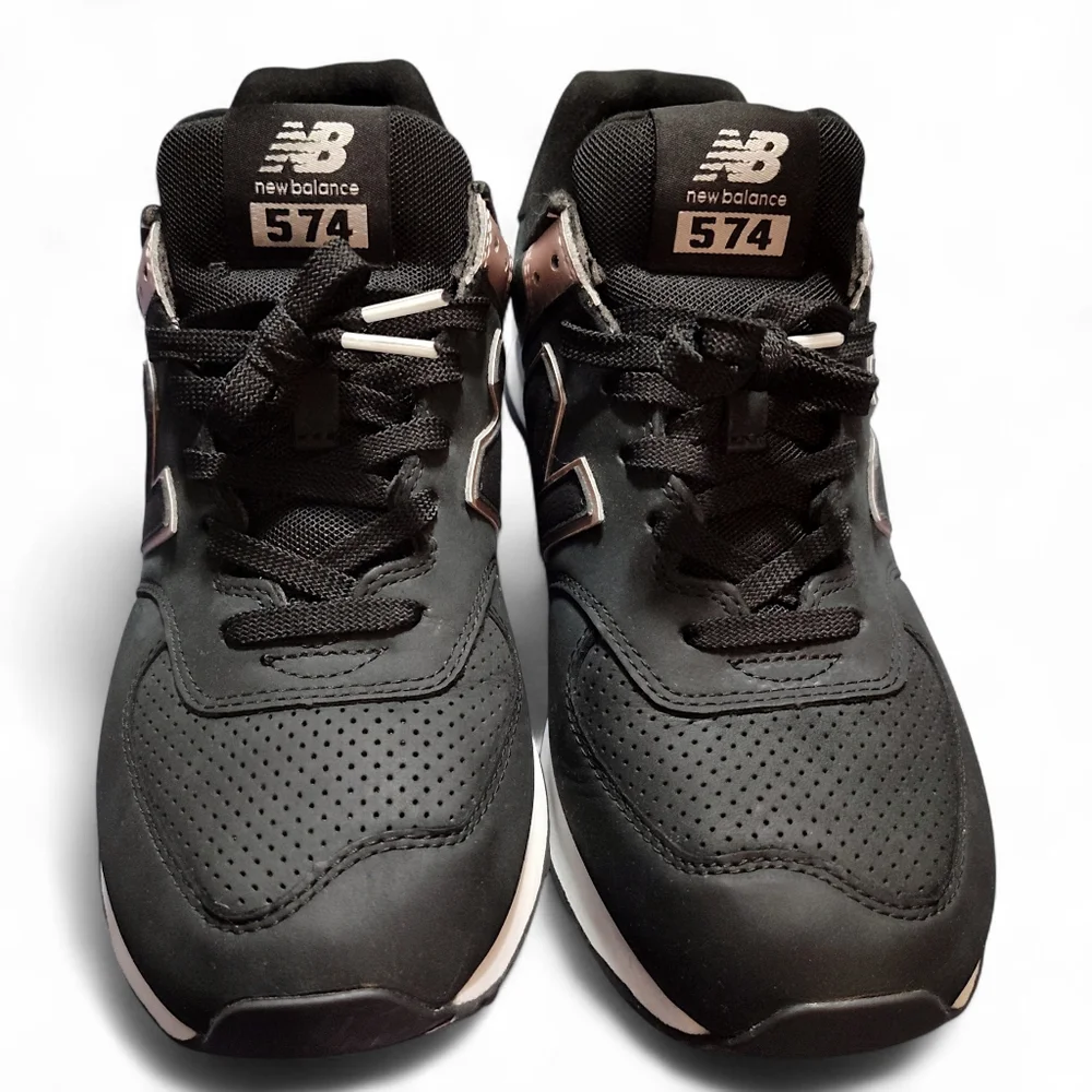 New Balance 574 Sneakers Black Rose Womens Size 11.5 - Picture 7 of 10